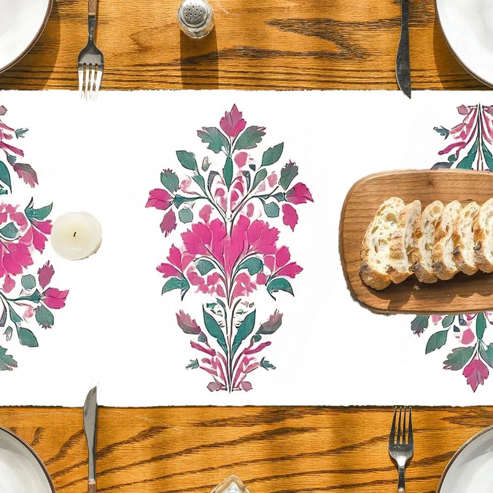 Ishro Home Premium Table Runner – Soft European-Standard Fabric, Elegant Soft Feel, Machine Washable, Timeless Design |